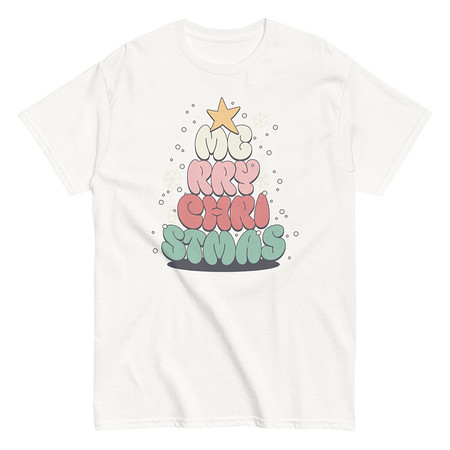 [ID: 438-G334] Cartoony Christmas Tree Unisex Classic Tee