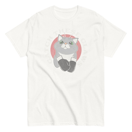 [ID: 438-G344] Catch These Claws - Cute Cat Unisex Classic Tee