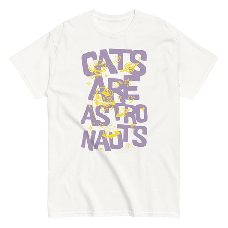 [ID: 438-G346] Cats are Astronauts Unisex Classic Tee