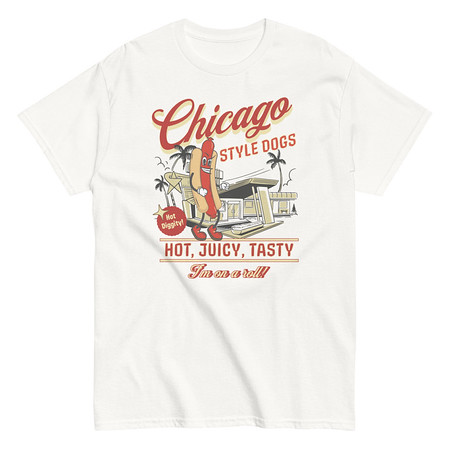 [ID: 438-G364] Chicago Style Hot Dogs Unisex Classic Tee