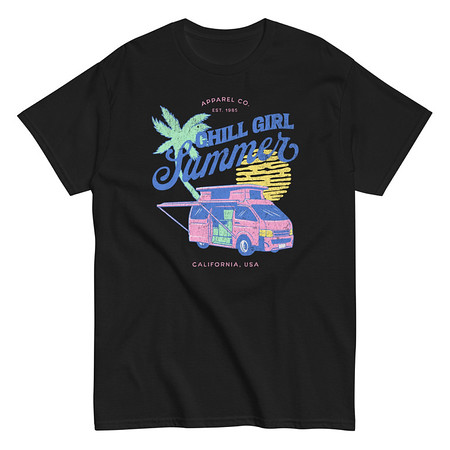[ID: 438-G366] Chill Girl Summer Unisex Classic Tee