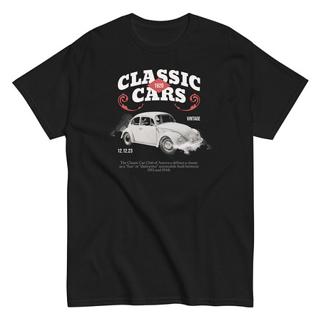 [ID: 438-G382] Classic Cars Unisex Classic Tee