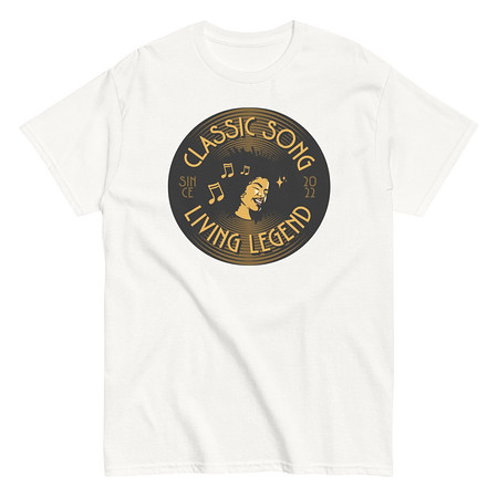 [ID: 438-G385] Classic Song - Music Record Unisex Classic Tee