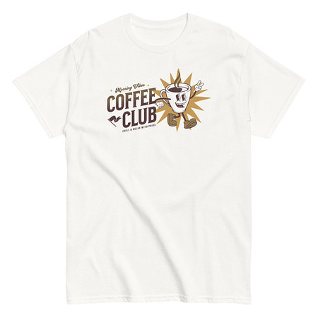[ID: 438-G396] Coffee Club Unisex Classic Tee