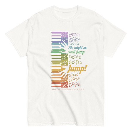 [ID: 438-G410] Colorful Retro Keyboard Unisex Classic Tee