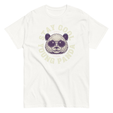 [ID: 438-G416] Cool Panda with Sunglasses -  Unisex Classic Tee