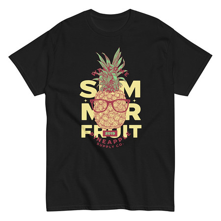 [ID: 438-G417] Cool Pineapple - Tropical Fruit Unisex Classic Tee