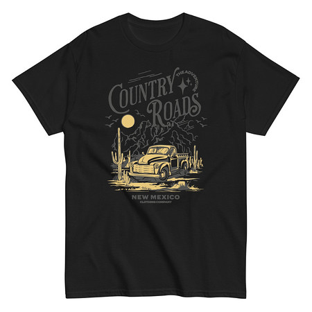 [ID: 438-G427] Country Roads - Wild West Unisex Classic Tee