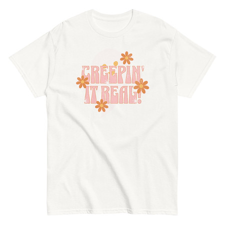 [ID: 438-G436] Creepin' It Real - Halloween Unisex Classic Tee