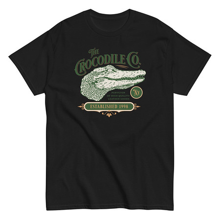 [ID: 438-G439] Crocodile Co. - Wild Animal Unisex Classic Tee