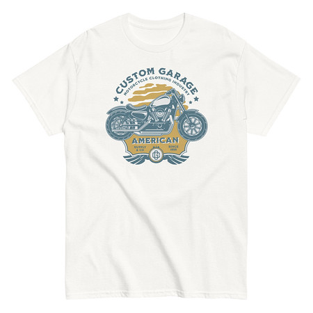 [ID: 438-G443] Custom Garage - Motorcycle Unisex Classic Tee