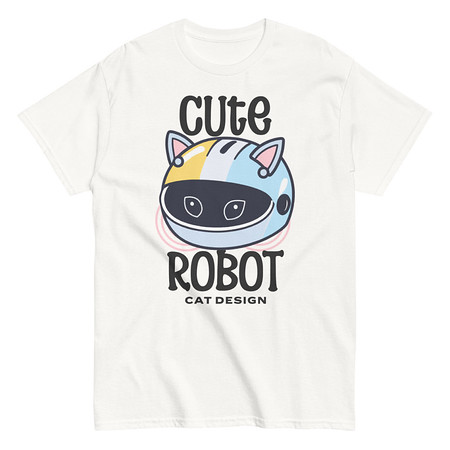 [ID: 438-G451] Cute Cat - AI Unisex Classic Tee