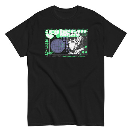 [ID: 438-G455] Cyber Angels - Y2k Girl Anime Unisex Classic Tee