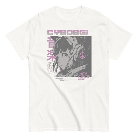 [ID: 438-G459] Cyborg - Y2k Style Unisex Classic Tee