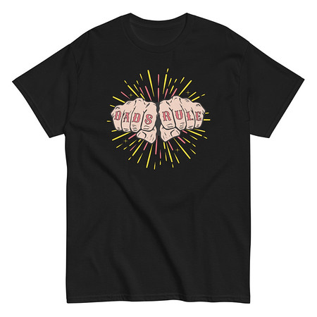[ID: 438-G463] Dads Rule Unisex Classic Tee