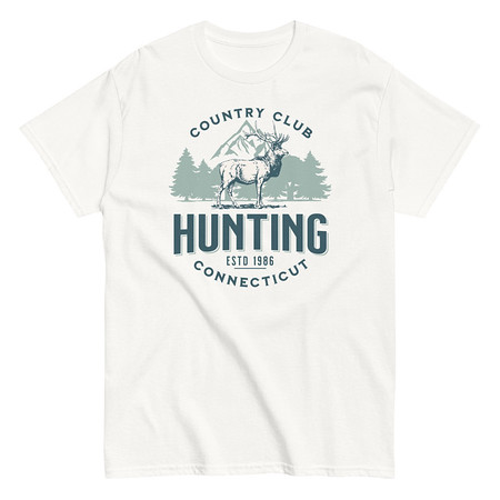 [ID: 438-G483] Deer Hunting Country Club  Unisex Classic Tee