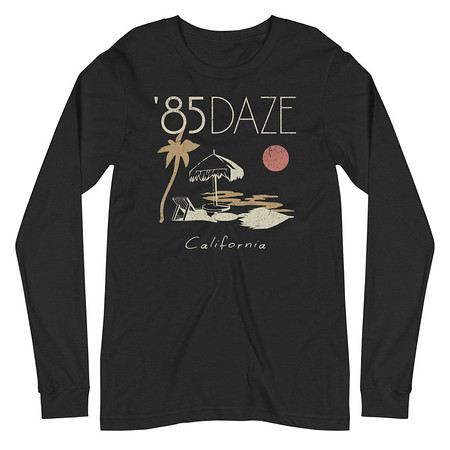 [ID: 356-G1] '85 Daze California Unisex Long Sleeve Tee