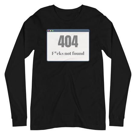 [ID: 356-G7] 404 Unisex Long Sleeve Tee
