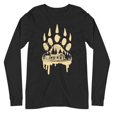 [ID: 356-G14] A Beary Good Home Unisex Long Sleeve Tee
