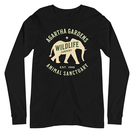 [ID: 356-G33] Agartha Gardens Wildlife - Animal Sanctuary Unisex Long Sleeve Tee