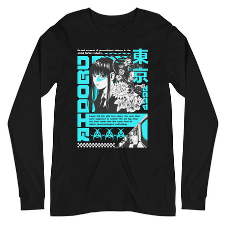 [ID: 356-G35] Aidoru - Japanese Anime Girl Unisex Long Sleeve Tee