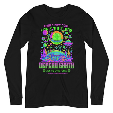 [ID: 356-G38] Alien Invasion Unisex Long Sleeve Tee