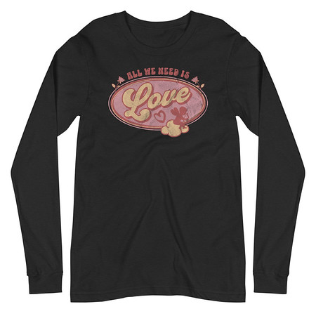 [ID: 356-G48] All We Need Is Love - Cupid Unisex Long Sleeve Tee