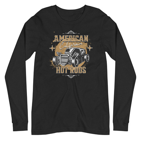 [ID: 356-G73] American Hot Rods Unisex Long Sleeve Tee