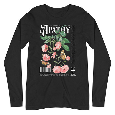 [ID: 356-G95] Apathy Unisex Long Sleeve Tee