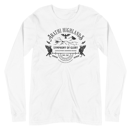[ID: 356-G98] Arathi Honor Badge - Veteran Unisex Long Sleeve Tee