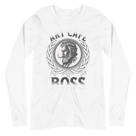 [ID: 356-G101] ART CAFE - BOSS Unisex Long Sleeve Tee