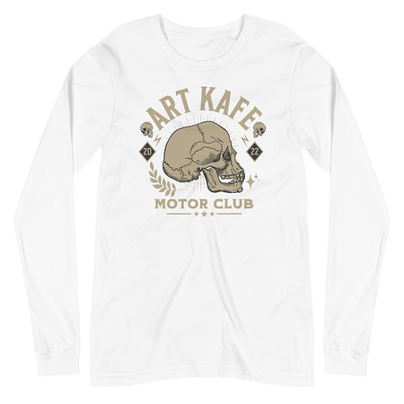 [ID: 356-G103] Art Kafe Motor Club Unisex Long Sleeve Tee