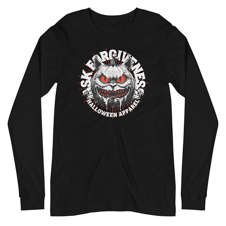 [ID: 356-G104] Ask Forgiveness Unisex Long Sleeve Tee