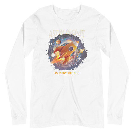 [ID: 356-G111] Astronomy in Every Thread Unisex Long Sleeve Tee