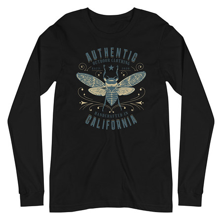 [ID: 356-G115] Authentic Outdoor Co. - Insect Unisex Long Sleeve Tee
