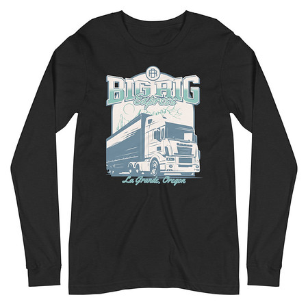 [ID: 356-G202] Big Rig Express Unisex Long Sleeve Tee