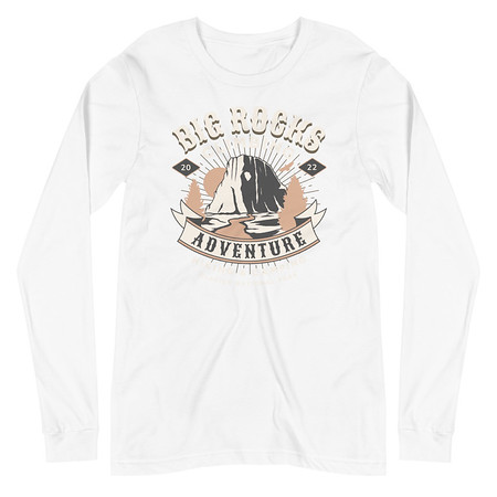 [ID: 356-G203] Big Rocks Climbing - Outdoor Adventure Unisex Long Sleeve Tee