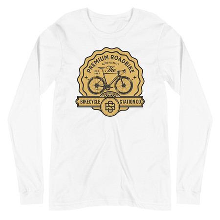 [ID: 356-G207] Bikecycle Station Co. - Sports Unisex Long Sleeve Tee