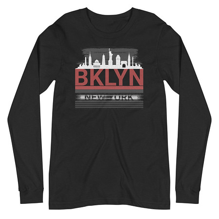 [ID: 356-G289] Brooklyn -New York   Unisex Long Sleeve Tee