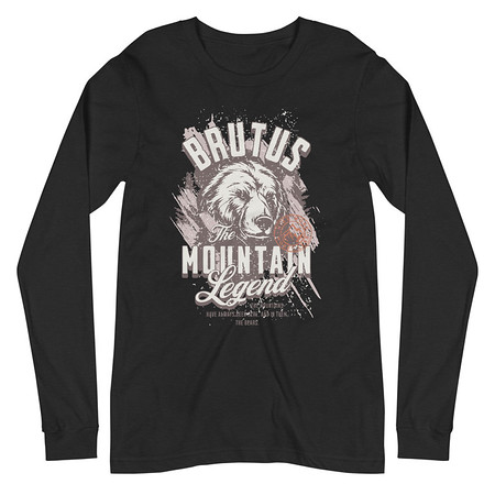 [ID: 356-G292] Brutus Mountain Legend Unisex Long Sleeve Tee
