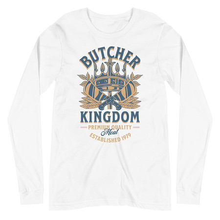 [ID: 356-G301] Butcher Kingdom - Royal Unisex Long Sleeve Tee