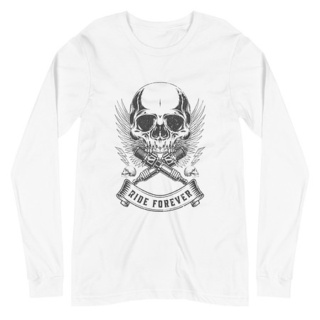 [ID: 356-G305] CAFE RACER Unisex Long Sleeve Tee