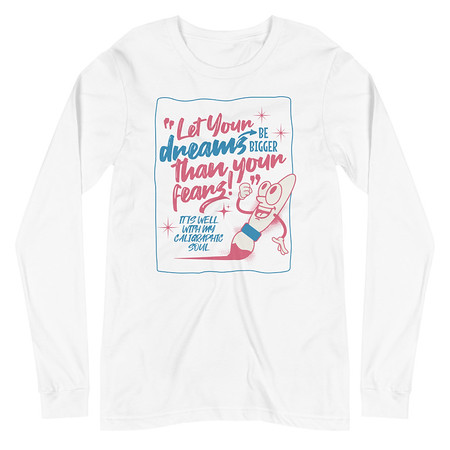 [ID: 356-G320] Calligraphic Soul Unisex Long Sleeve Tee