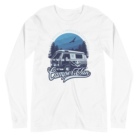 [ID: 356-G323] Campervan Unisex Long Sleeve Tee