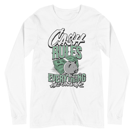 [ID: 356-G336] Cash Rules Unisex Long Sleeve Tee