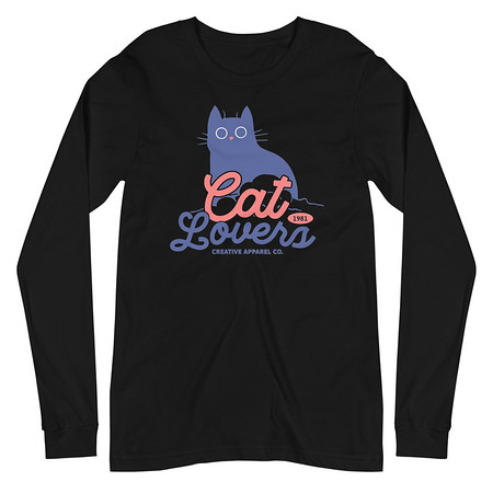 [ID: 356-G347] Cats Lovers Unisex Long Sleeve Tee