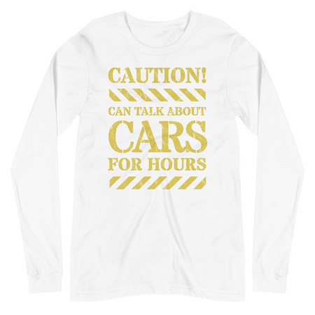 [ID: 356-G351] Caution Signs - Yellow Traffic Sign Unisex Long Sleeve Tee