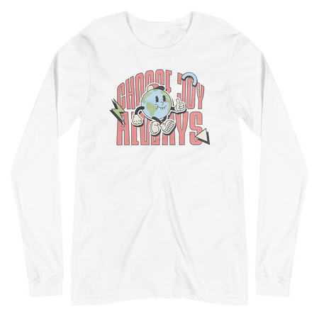 [ID: 356-G372] Choose Joy Always Unisex Long Sleeve Tee