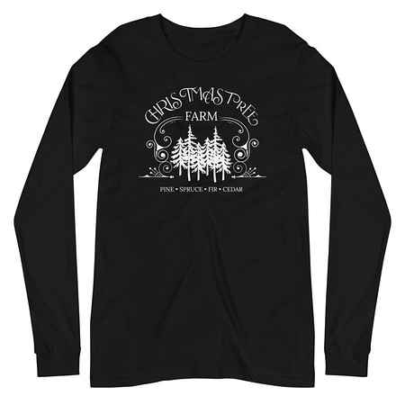 [ID: 356-G377] Christmas Tree Farm Unisex Long Sleeve Tee