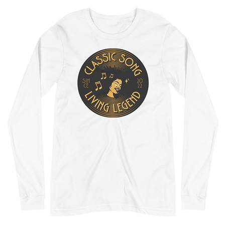 [ID: 356-G385] Classic Song - Music Record Unisex Long Sleeve Tee